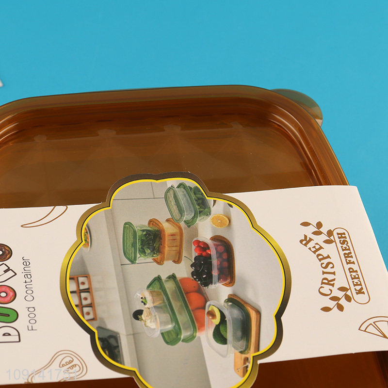 Factory Price 3 Pieces BPA Free Plastic Food Storage Containers Fridge Crispers