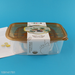 Hot Selling 3 Pieces Plastic Food Storage Containers for Vegetables & Fruits