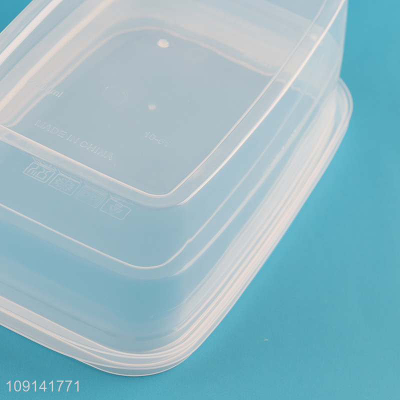 Online Wholesale 2 Pieces Plastic Food Storage Containers with Lids for Fridge