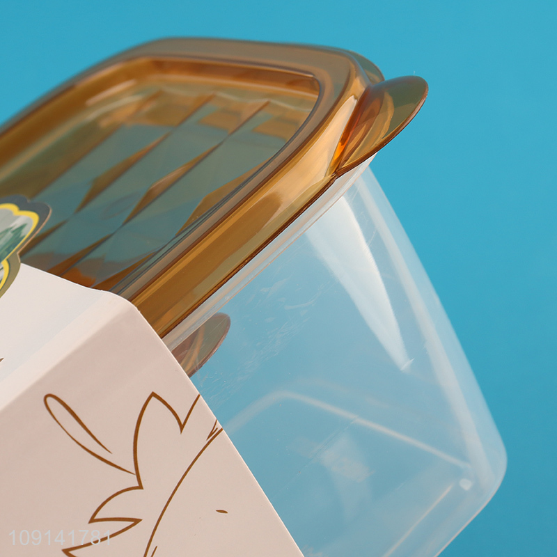 Hot Selling 3 Pieces Plastic Food Storage Containers for Vegetables & Fruits