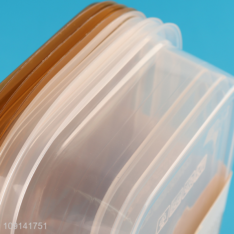 Factory Price 3 Pieces BPA Free Plastic Food Storage Containers Fridge Crispers