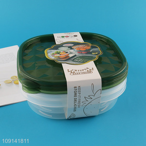 Online Wholesale 3PCS Food Grade Plastic Food Storage Containers for Meal Prep
