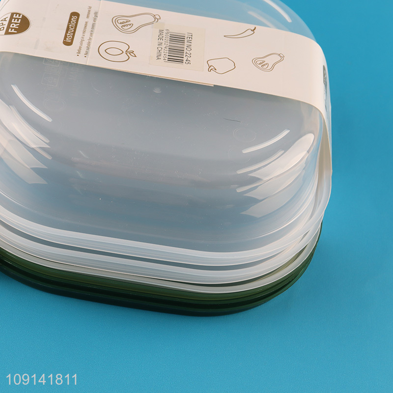 Online Wholesale 3PCS Food Grade Plastic Food Storage Containers for Meal Prep