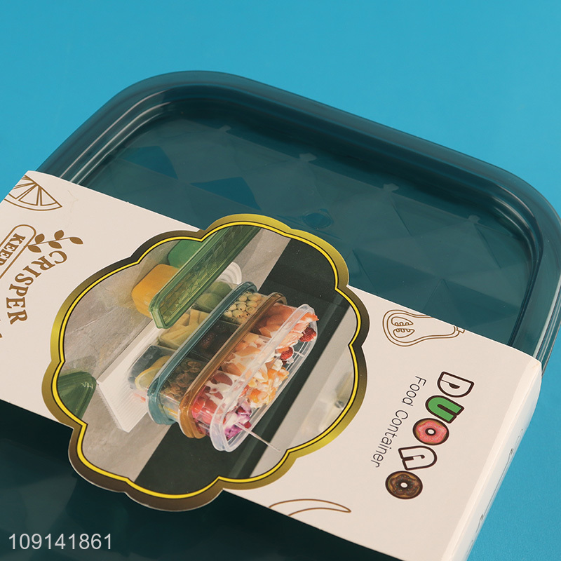 Hot Selling 3 Pieces Plastic Food Storage Containers for Vegetables & Fruits