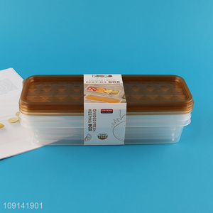 High Quality 3 Pieces Plastic Food Storage Containers Fresh-Keeping Box Set