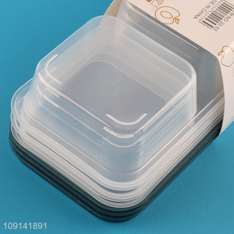 Online Wholesale 3PCS Food Grade Plastic Food Storage Containers for Meal Prep