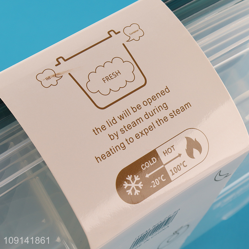 Hot Selling 3 Pieces Plastic Food Storage Containers for Vegetables & Fruits