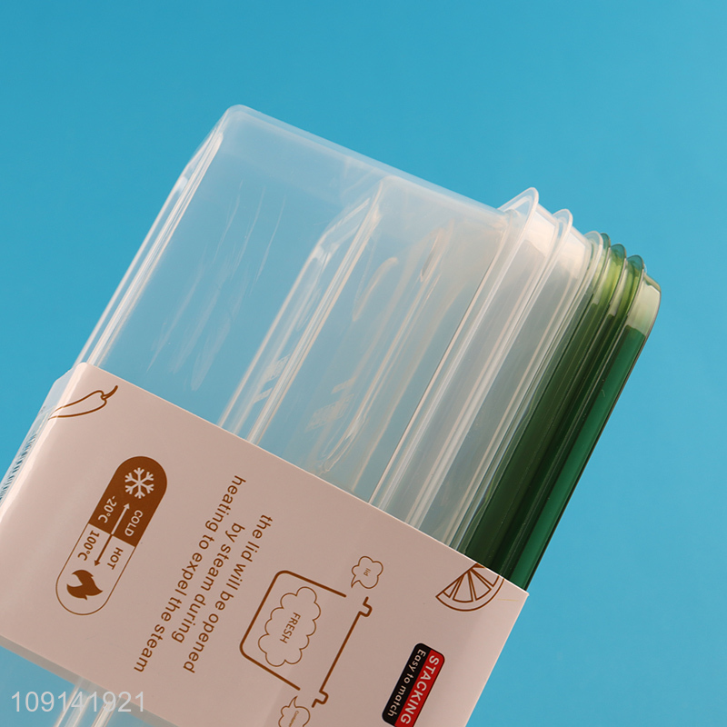 China Imports 3 Pieces Plastic Food Storage Containers Plastic Fruit Containers