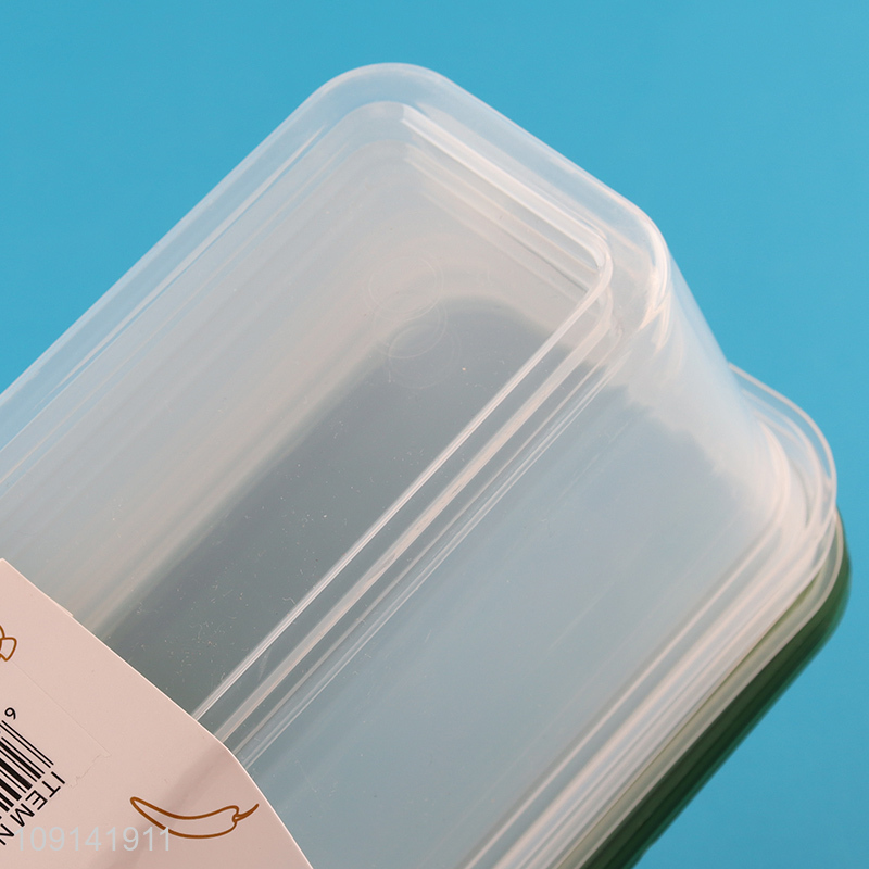 Factory Price 3 Pieces BPA Free Plastic Food Storage Containers Fridge Crispers