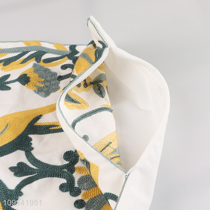 Hot selling square cotton comfort boster case pillow case wholesale