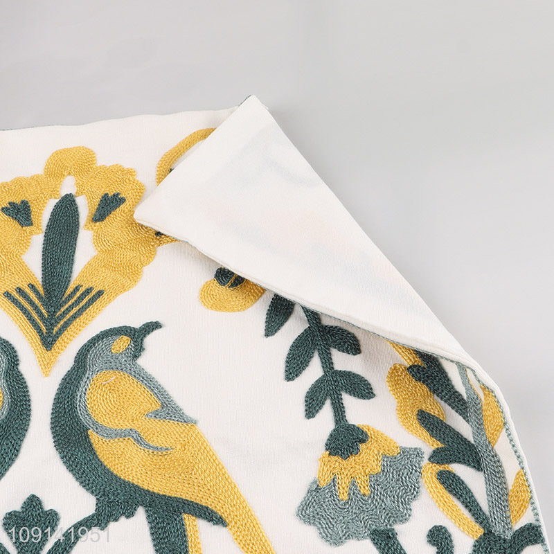 Hot selling square cotton comfort boster case pillow case wholesale