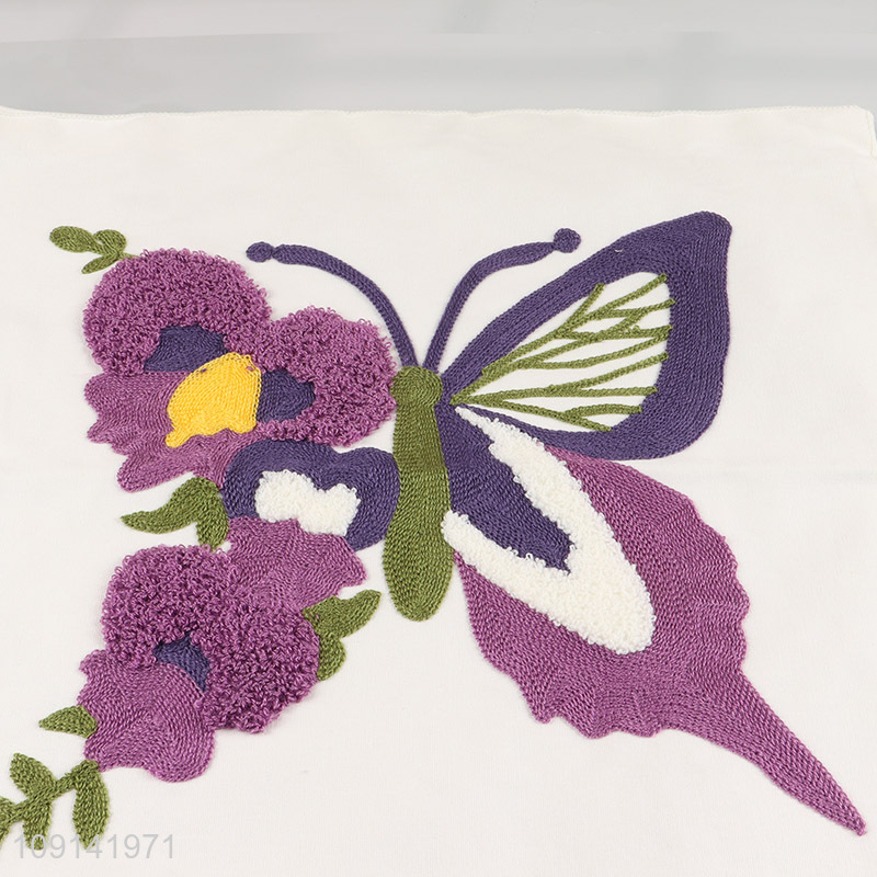 Online wholesale butterfly printed cotton boster case pillow case