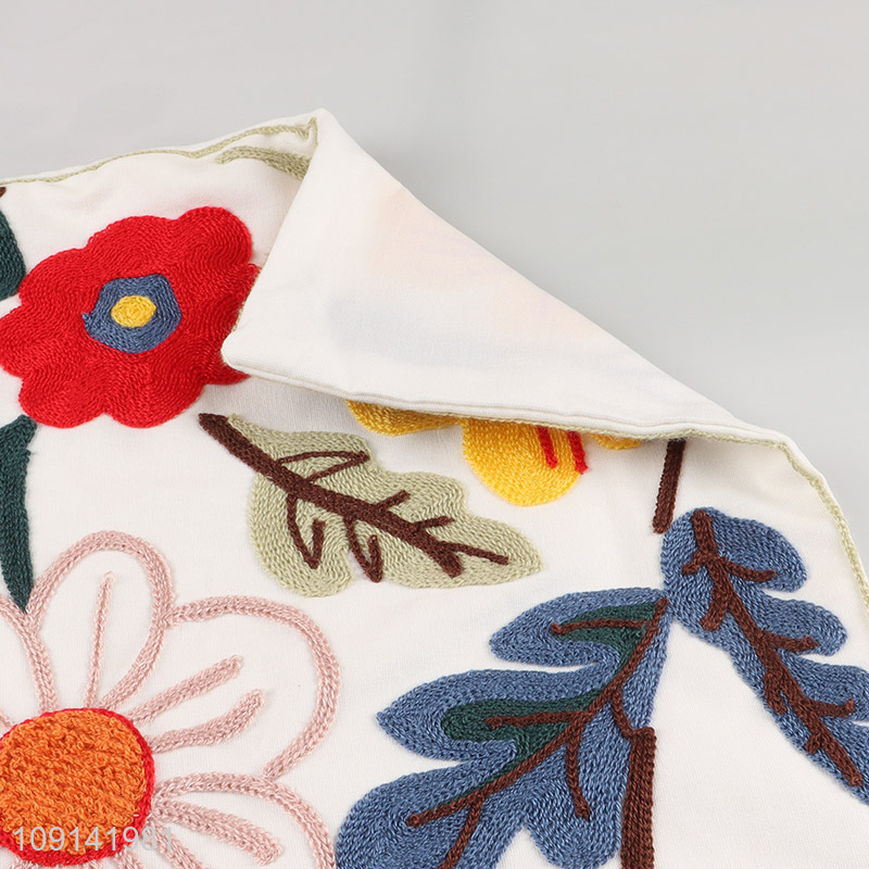 Good quality flower pattern cotton boster case pillow case for household