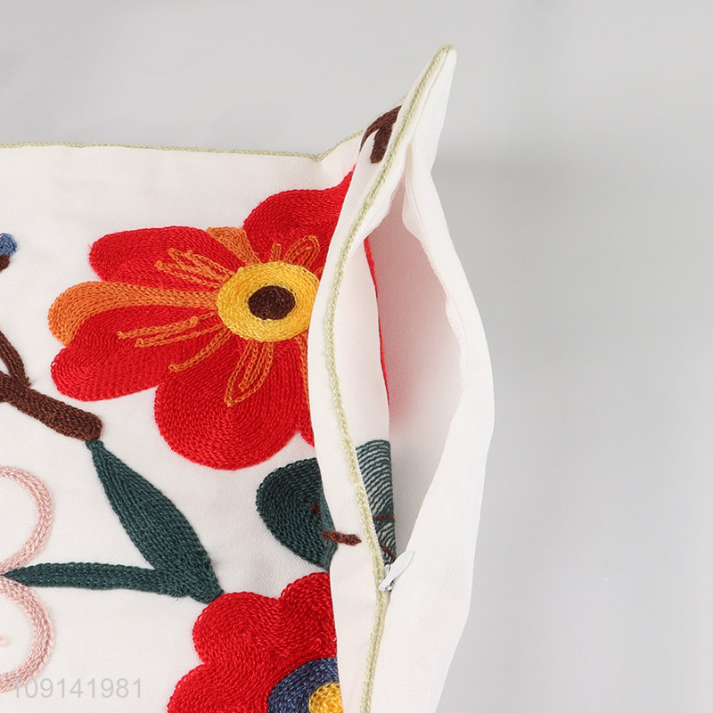 Good quality flower pattern cotton boster case pillow case for household