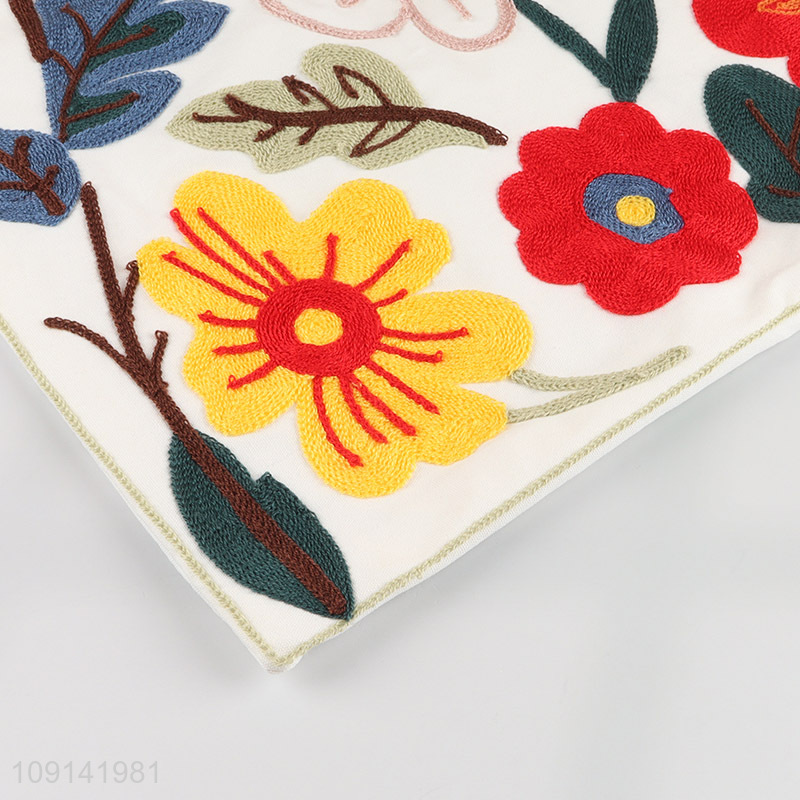 Good quality flower pattern cotton boster case pillow case for household