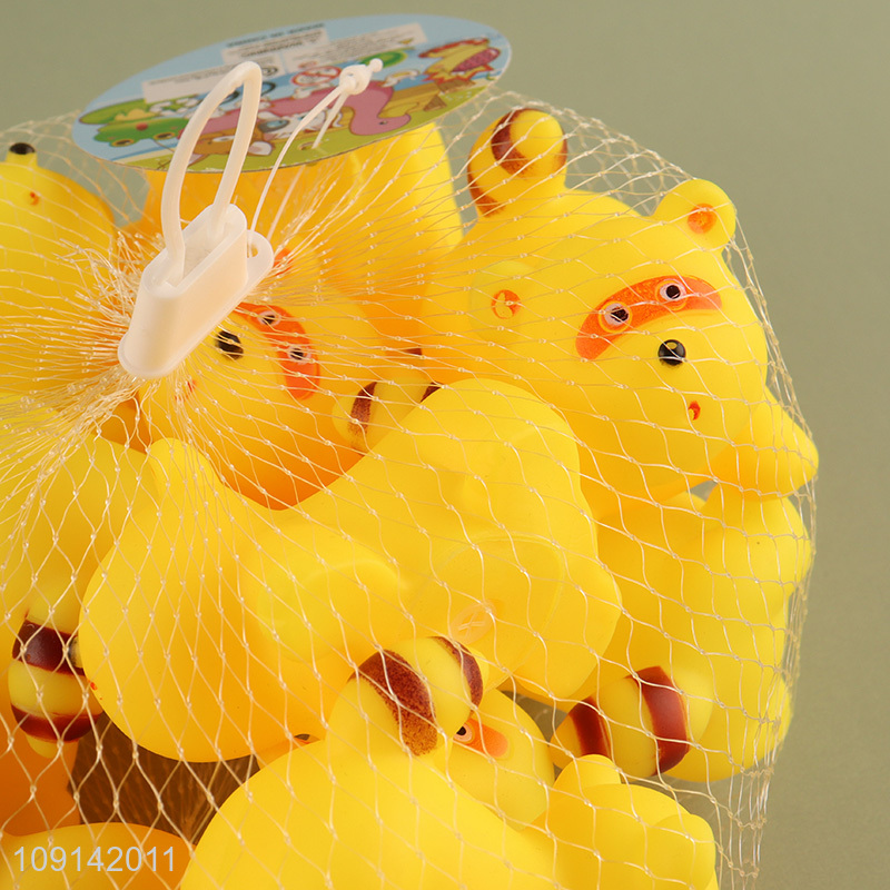 High Quality 12PCS Baby Bath Toys Squeaky Beaver Bath Tub Toys