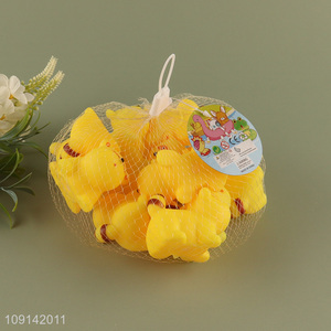 High Quality 12PCS Baby Bath Toys Squeaky Beaver Bath Tub Toys