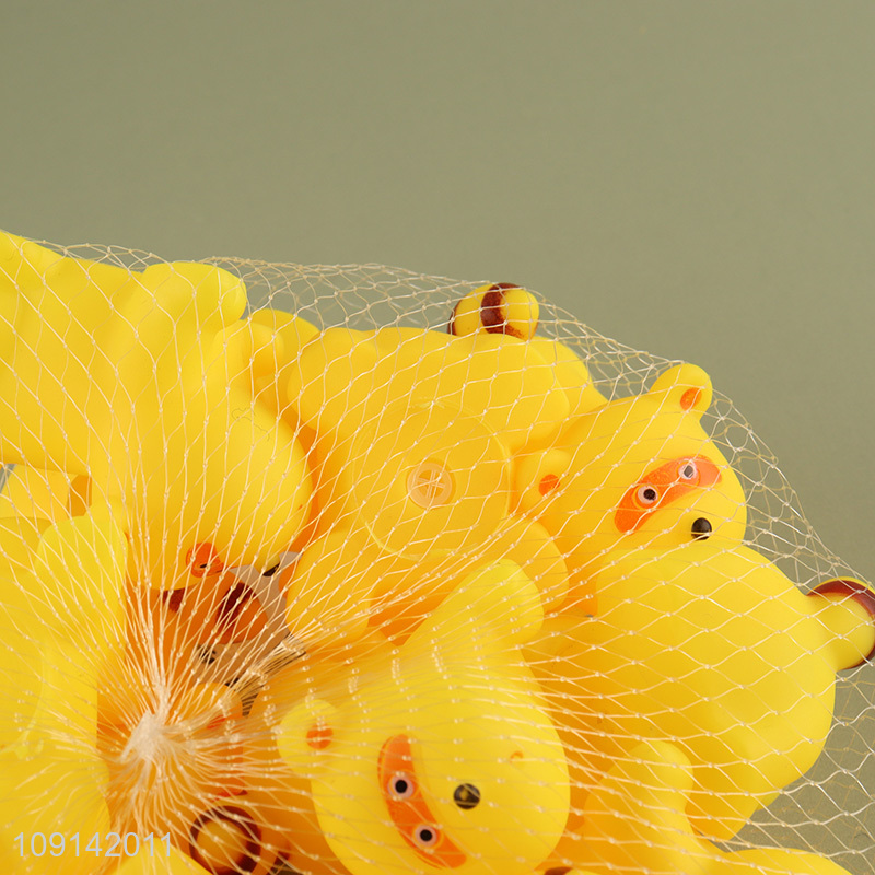 High Quality 12PCS Baby Bath Toys Squeaky Beaver Bath Tub Toys