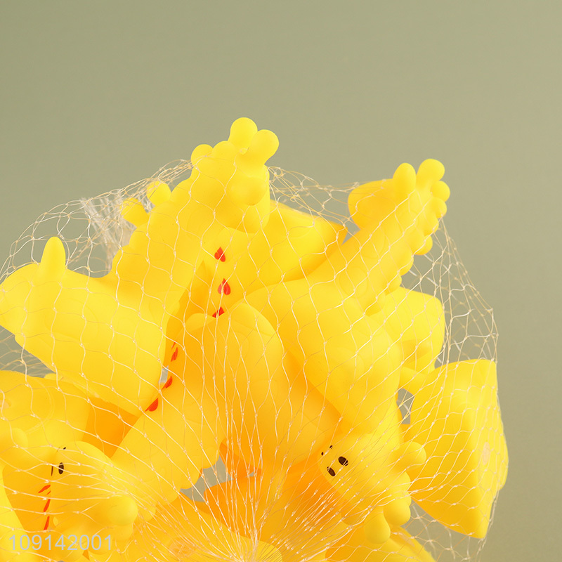 Factory Price 15PCS Baby Bath Toys Squeaky Giraffe Bath Tub Toys