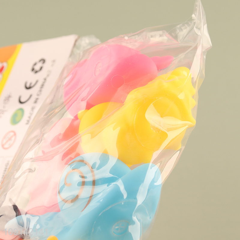 China Imports 6PCS Baby Bath Toys Squeaky Insect Bath Tub Toys