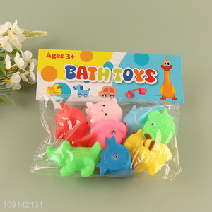 Good Quality 8PCS Baby Bath Toys Squeaky Animal Bath Tub Toys