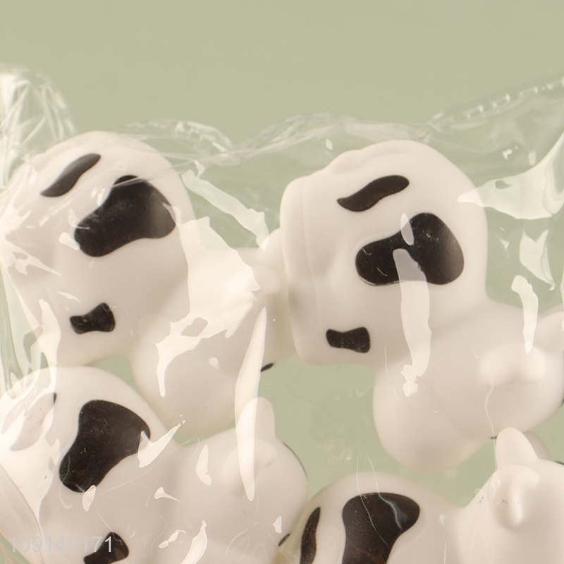 Online Wholesale 6PCS Baby Bath Toys Squeaky Dairy Cow Bath Tub Toys