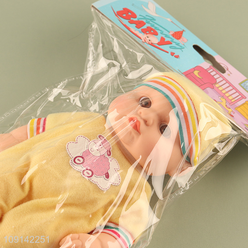 New Product 10 Inch Vinyl Baby Doll Soft Vinyl Infant Doll