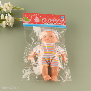 Hot Selling 8 Inch BPA Free Soft Vinyl Baby Doll Newborn Doll