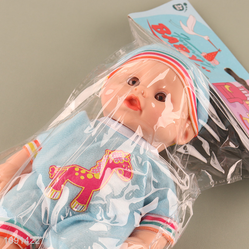 China Imports 10 Inch Soft Vinyl Baby Doll for Kids & Girls