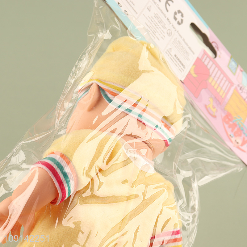 New Product 10 Inch Vinyl Baby Doll Soft Vinyl Infant Doll