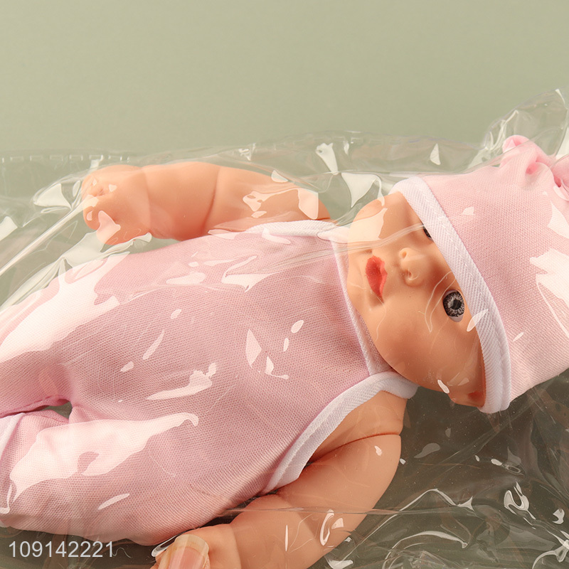 Factory Price 8 Inch Vinyl Baby Doll Newborn Infant Doll Toy