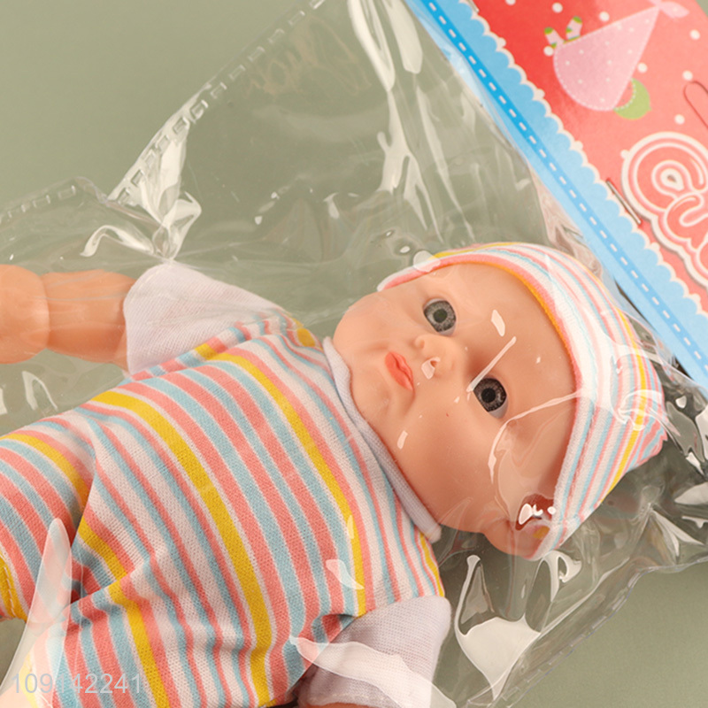 Hot Selling 8 Inch BPA Free Soft Vinyl Baby Doll Newborn Doll