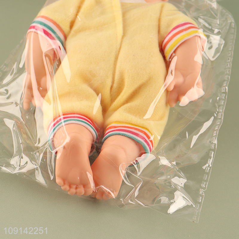 New Product 10 Inch Vinyl Baby Doll Soft Vinyl Infant Doll