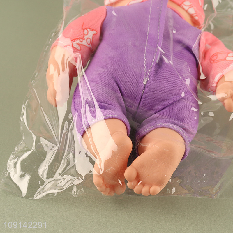New Arrival 8 Inch Soft Vinyl Baby Doll Lifelike Baby Doll