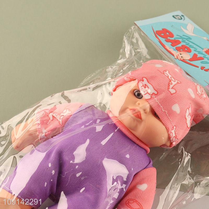 New Arrival 8 Inch Soft Vinyl Baby Doll Lifelike Baby Doll