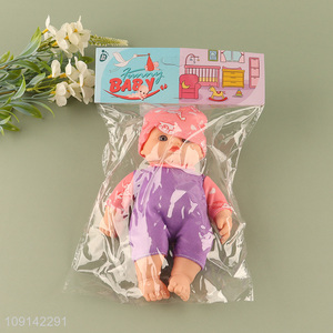 New Arrival 8 Inch Soft Vinyl Baby Doll Lifelike Baby Doll
