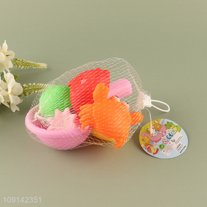 China Wholesale Bath Toys Squeaky Animal Bath Tub Toys with Scoop