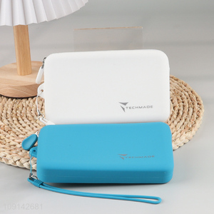 Most popular portable multicolor silicone simple wallet storage bag