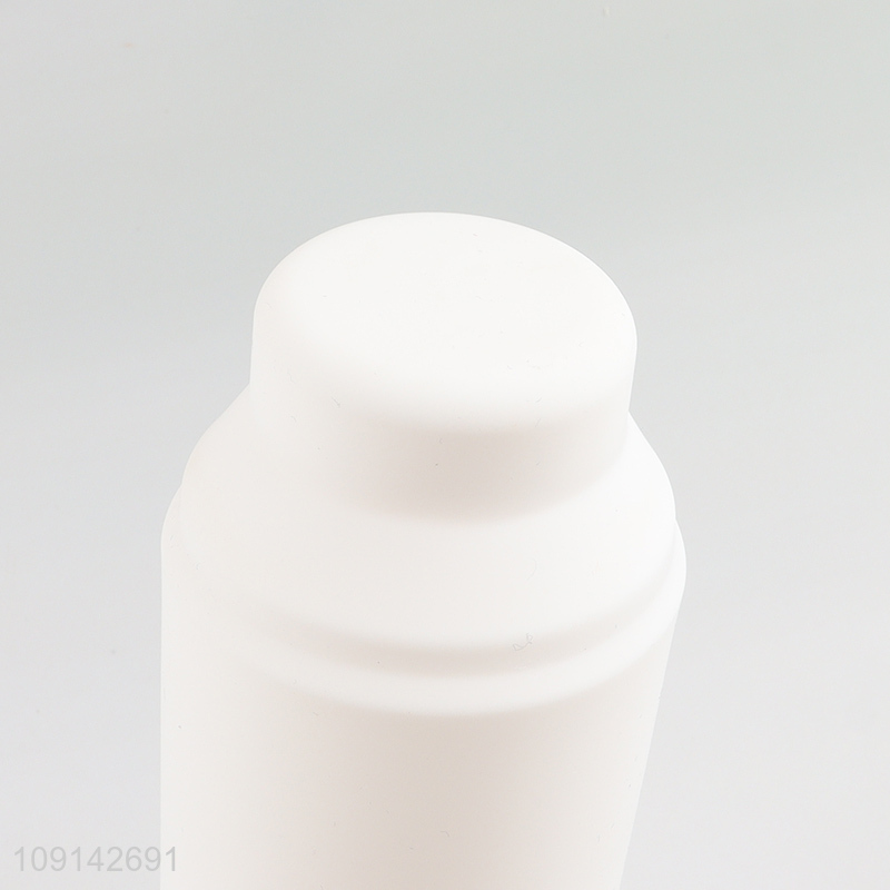 China factory cartoon panda shape silicone students pencil bag