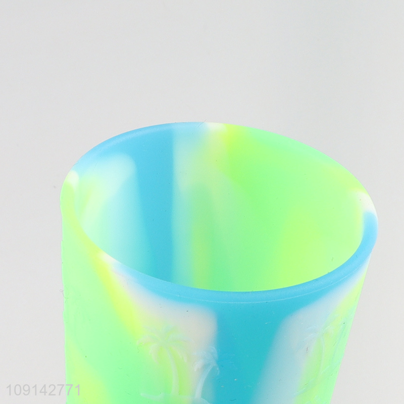 Top quality unbreakable home silicone water cup drinking cup for sale