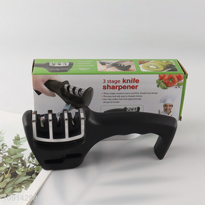 Factory Price Knife Sharpener 3-Stage Knife Sharpener for Steel Knives
