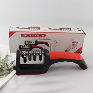 Hot Selling Knife Sharpener Professional 4-Stage Manual Knife Sharpener