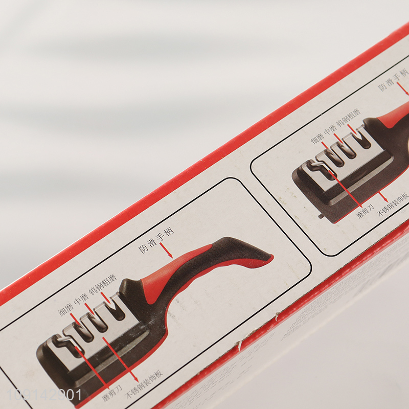 Hot Selling Knife Sharpener Professional 4-Stage Manual Knife Sharpener