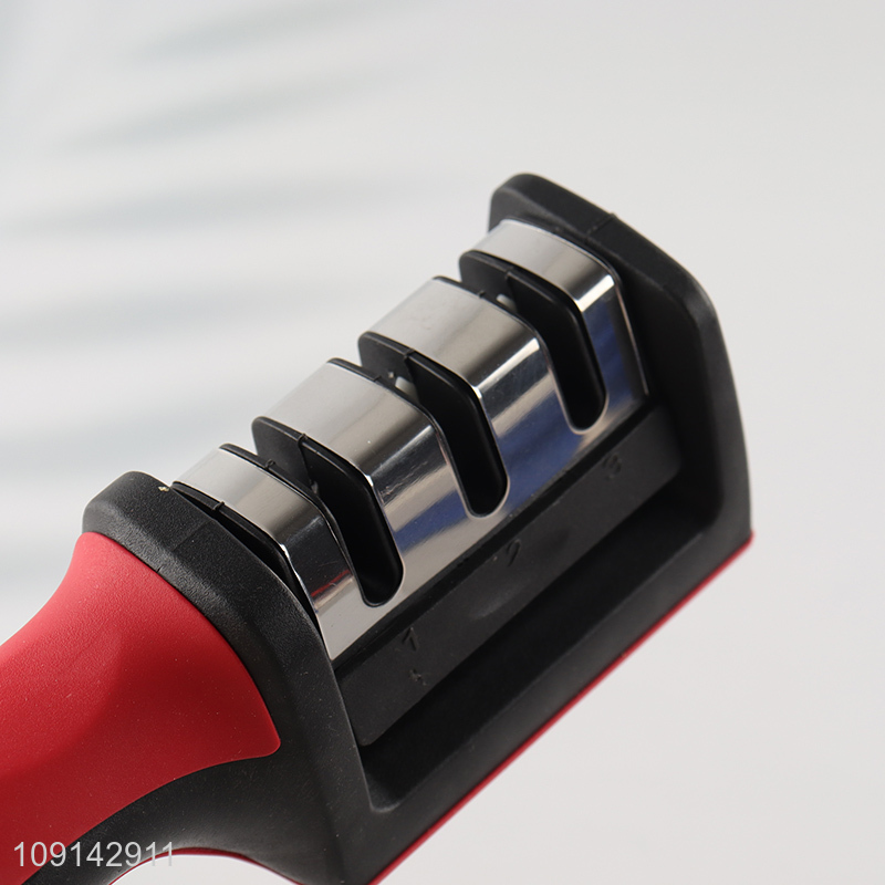New Product Manual Knife Sharpener 3-Stage Knife Sharpener for Polishing