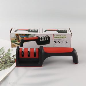 China Imports 3-Stage Professional Manual Knife Sharpener Kitchen Accessories