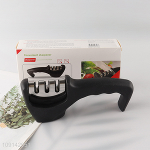 New Arrival Knife Sharpener 3-Stage Knife Sharpener for Steel Knives