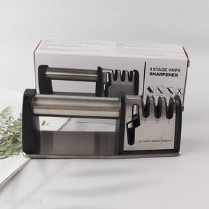 High Quality Knife Sharpener Professional 4-Stage Manual Knife Sharpener
