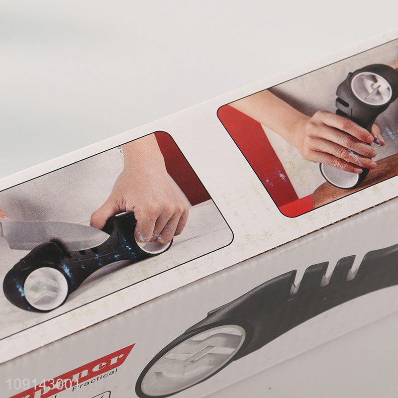 Good Quality 3-Stage Professional Manual Knife Sharpener Kitchen Accessories