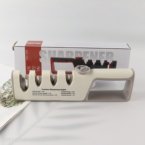 Hot Selling Manual Knife Sharpener 4-Stage Knife Sharpener for Polishing