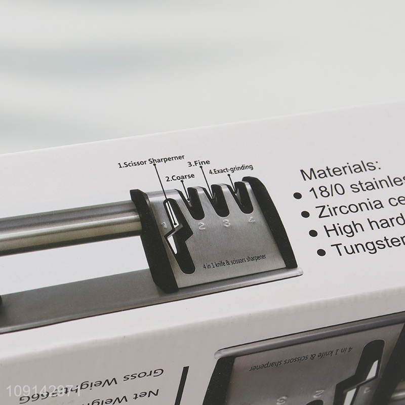 High Quality Knife Sharpener Professional 4-Stage Manual Knife Sharpener